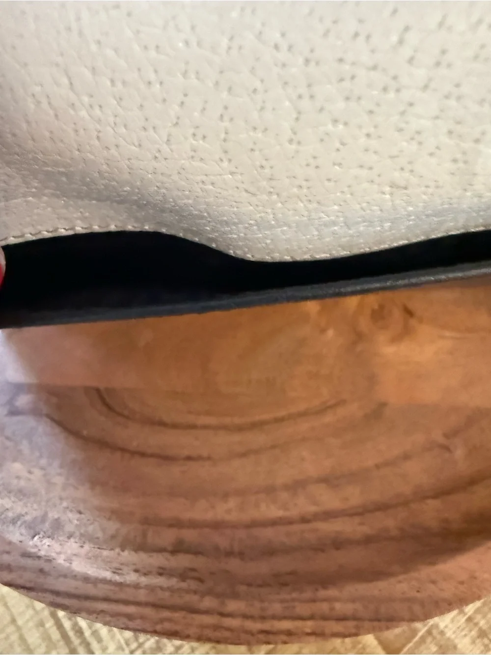 kate spade Two-Tone Cream and Black Leather Wallet Clutch